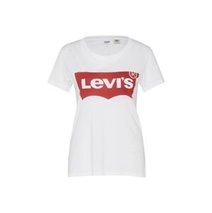 LEVI'S ® Tričko 'The Perfect Tee'  červená / šedobiela