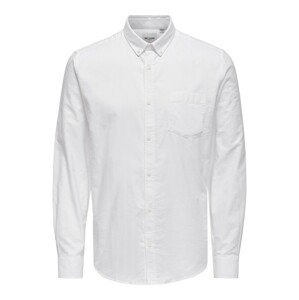Only & Sons Košeľa 'Alvaro'  biela