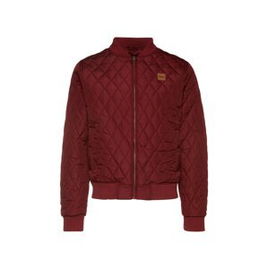 Urban Classics Prechodná bunda 'Diamond Quilt'  burgundská