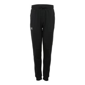 UNDER ARMOUR Športové nohavice  čierna / biela
