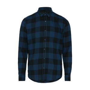 Only & Sons Košeľa 'ONSGudmund'  enciánová / čierna
