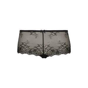 LingaDore Nohavičky 'DAILY LACE'  čierna / priehľadná