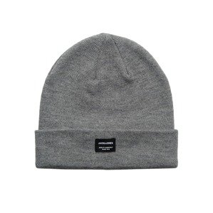 JACK & JONES Čiapky  sivá melírovaná / čierna / biela