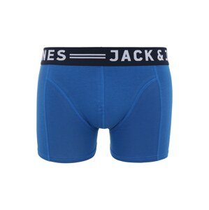 JACK & JONES Boxerky 'Sense'  modrá / čierna / biela