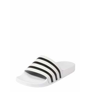 ADIDAS ORIGINALS Šľapky 'Adilette'  čierna / biela