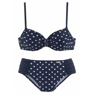 LASCANA Bikiny  námornícka modrá / svetlomodrá