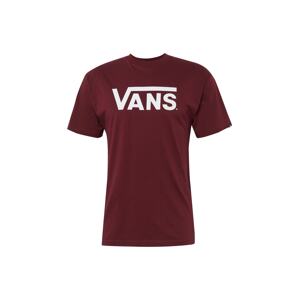 VANS Tričko 'Classic'  merlotová / biela