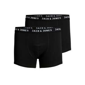 JACK & JONES Boxerky  čierna / biela