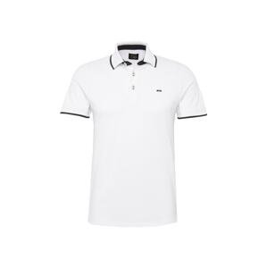 JACK & JONES Tričko 'JJPaulos'  čierna / biela