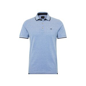 JACK & JONES Tričko 'JJPaulos'  nebesky modrá / čierna