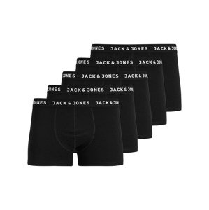 JACK & JONES Boxerky 'Huey'  čierna / biela