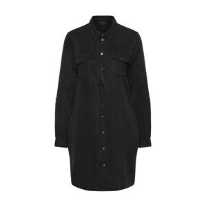 VERO MODA Košeľové šaty 'VMSILLA'  čierna