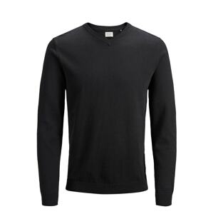 JACK & JONES Sveter  čierna