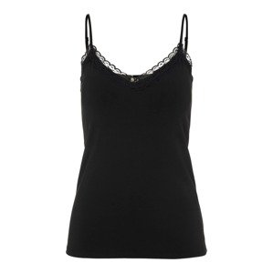PIECES Top 'Kate'  čierna