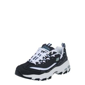 SKECHERS Nízke tenisky 'Biggest Fan'  čierna / biela