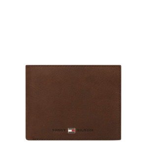 TOMMY HILFIGER Peňaženka 'Johnson'  námornícka modrá / čokoládová / červená / biela