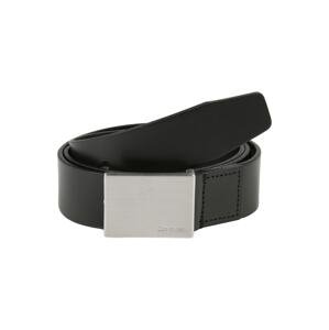 Calvin Klein Opasky 'Formal Plaque'  čierna
