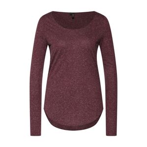 VERO MODA Tričko  bordová