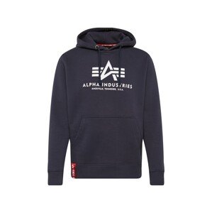 ALPHA INDUSTRIES Sveter  námornícka modrá / červená / prírodná biela