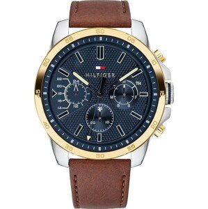 TOMMY HILFIGER Analógové hodinky  hnedá