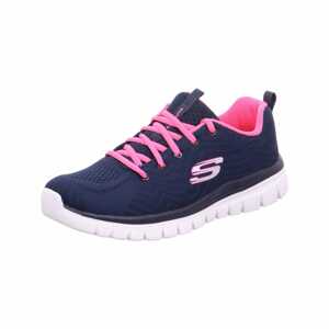 SKECHERS Nízke tenisky 'Graceful Get Connected'  námornícka modrá / sivá / ružová