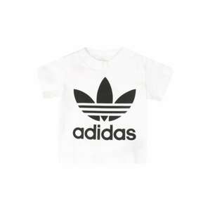 ADIDAS ORIGINALS Tričko 'Trefoil'  čierna / biela