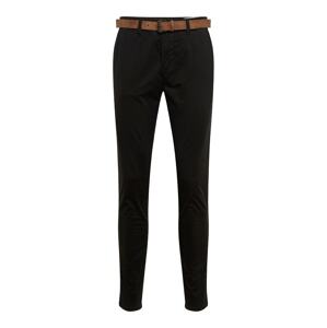 TOM TAILOR DENIM Chino nohavice  čierna