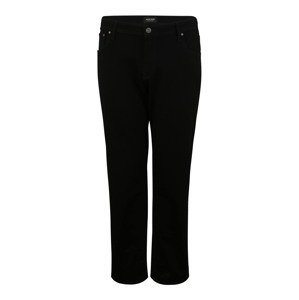 Jack & Jones Plus Džínsy 'Tim'  čierny denim