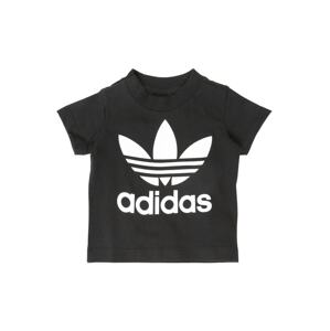 ADIDAS ORIGINALS Tričko 'Trefoil'  čierna / biela