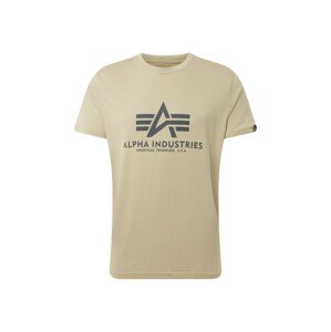 ALPHA INDUSTRIES Tričko  tmavosivá / olivová