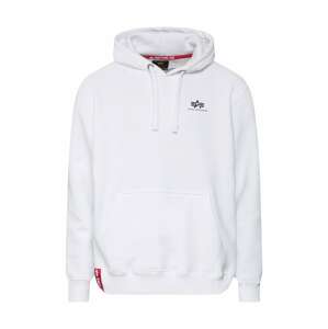 ALPHA INDUSTRIES Sveter  červená / čierna / biela