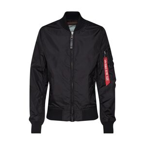 ALPHA INDUSTRIES Prechodná bunda  ohnivo červená / čierna