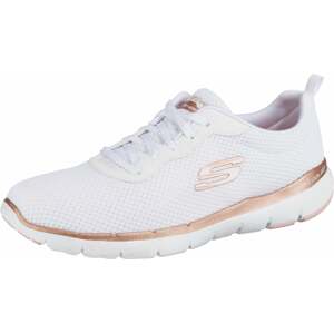SKECHERS Nízke tenisky 'Flex Appeal 3.0'  bronzová / biela