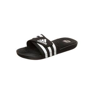 ADIDAS SPORTSWEAR Plážové / kúpacie topánky 'Adissage'  čierna / biela