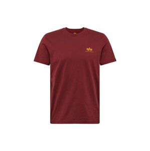 ALPHA INDUSTRIES Tričko  burgundská