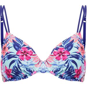 VENICE BEACH Bikinový top  tyrkysová / zmiešané farby