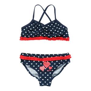 PLAYSHOES Bikiny 'Schwäne'  modrá / červená / biela