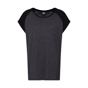 Urban Classics Tričko  tmavosivá / čierna