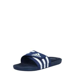 ADIDAS SPORTSWEAR Plážové / kúpacie topánky 'Adissage'  tmavomodrá / biela
