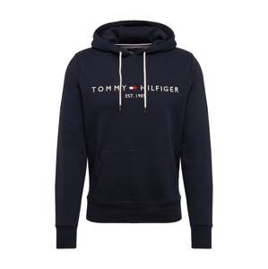 TOMMY HILFIGER Mikina  tmavomodrá / červená / biela