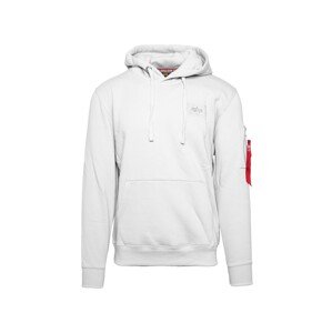 ALPHA INDUSTRIES Sveter  červená / čierna / biela