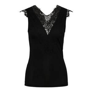 PIECES Top 'Ilu'  čierna