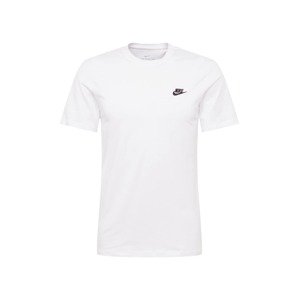 Nike Sportswear Tričko 'Club'  čierna / biela