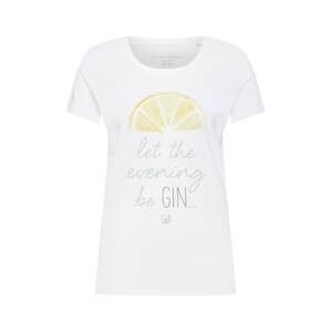 EINSTEIN & NEWTON Tričko 'Gin'  žltá / biela
