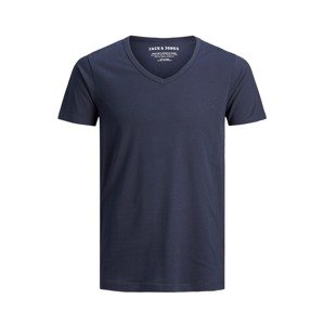 JACK & JONES Tričko  námornícka modrá