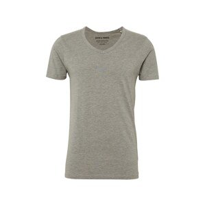 JACK & JONES Tričko  sivá melírovaná
