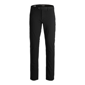 JACK & JONES Chino nohavice 'JJMarco JJConnor 769'  čierna