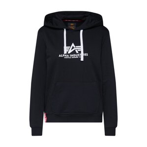 ALPHA INDUSTRIES Sveter  červená / čierna / biela