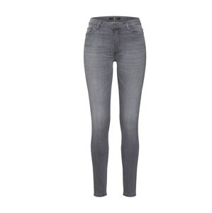 7 for all mankind Džínsy 'HW SKINNY SLIM ILLUSION LUXE BLISS'  sivá