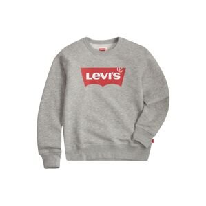 Levi's Kids Mikina  sivá melírovaná / červená / biela